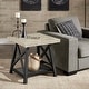 preview thumbnail 7 of 35, Bryson Rustic X-Base End Table with Shelf by iNSPIRE Q Classic