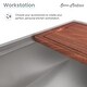 preview thumbnail 3 of 2, Swiss Madison SM-KA796 Wood 15-3/4" x 16-3/4" Cutting Board