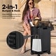 preview thumbnail 20 of 19, Zipperless Aluminum Frame Luggage with Spinner Wheels TSA Lock and Cup Holder 28" Hard Shell Suitcase