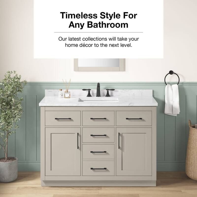 Ove Decors 15VVA-ALON48 Athea 48" Free Standing Single Basin Vanity