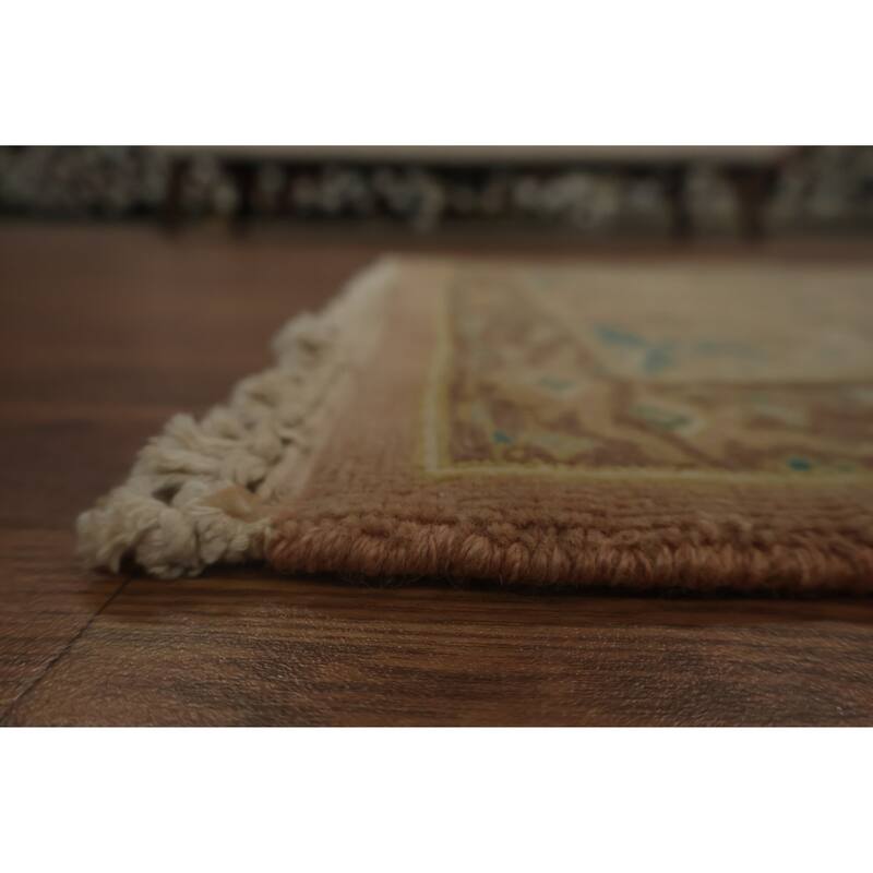 Hand Knotted Oriental 100% Wool Carpet Traditional All-Over Brown Ziegler Area Rug - 3' 1'' X 2' 0''