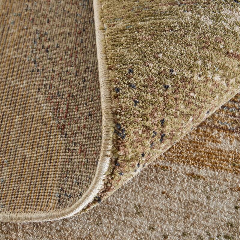 Grand Bazaar Stirling Machine Made Abstract Modern Area Rug