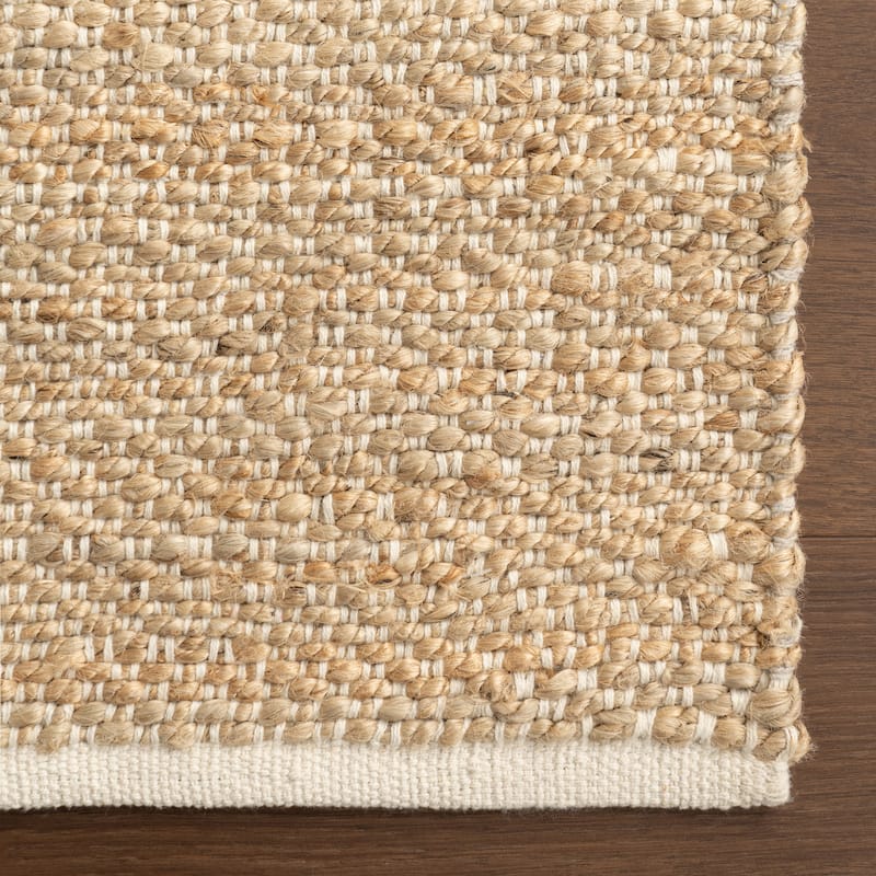 Nuloom Eladia Solid Jute Area Rug