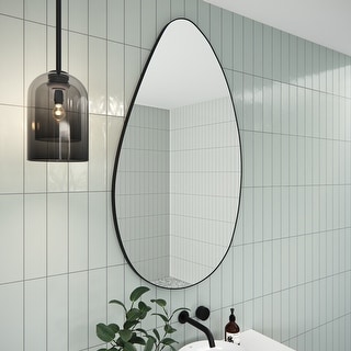 Starla 28 in. x 48 in. Pebble Mirror