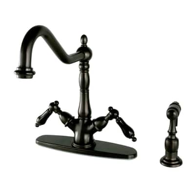 Kingston Brass Duchess 1.8 GPM Standard Kitchen Faucet - Includes Side