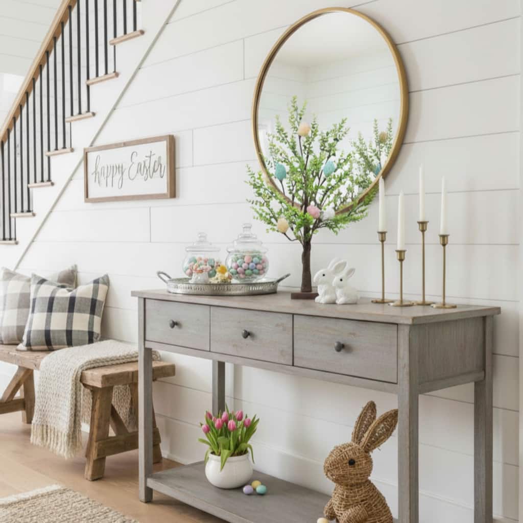 2-ft Pre-Lit Artificial Easter Egg Twig Tree with 24 LED Lights