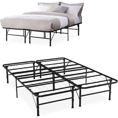Heavy-Duty Metal Bed Frame with Simple Assembly – No Box Spring Needed, Mattress Support Platform