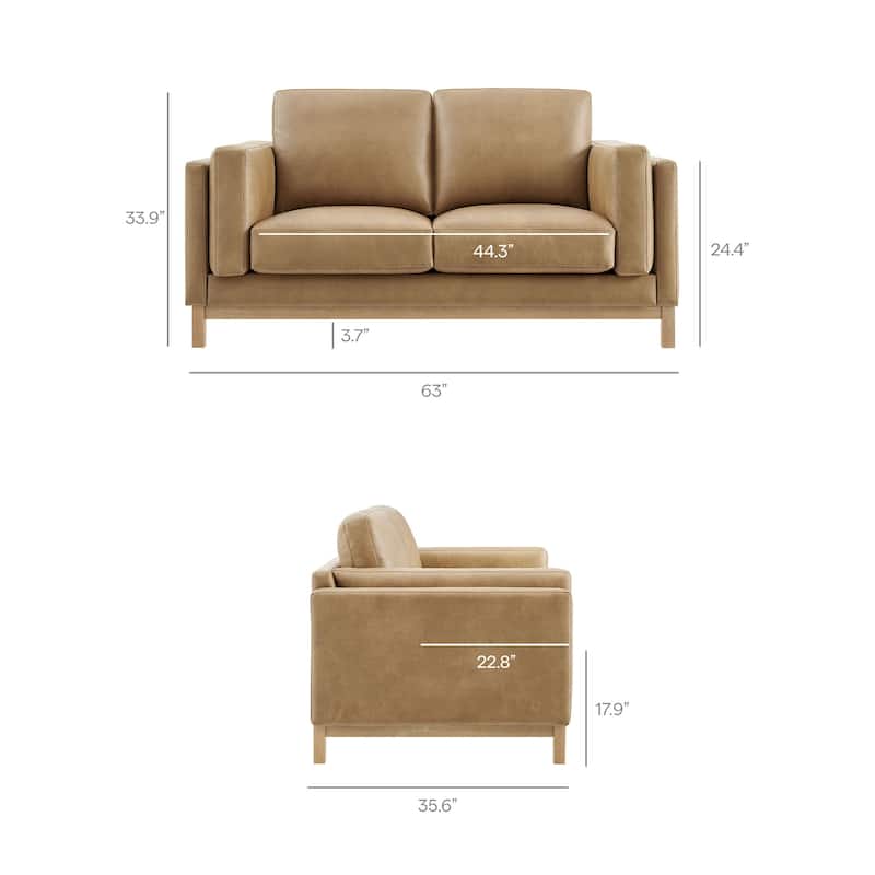 Roscoe 63 inch Upholstered Loveseat