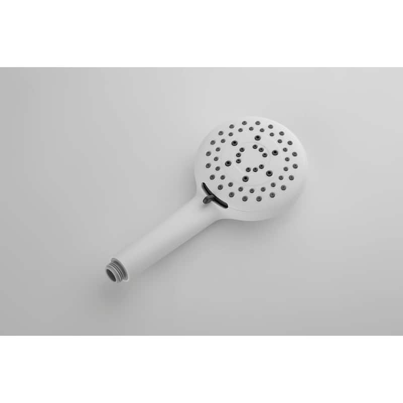 ShowerSpas Shower System, with 10" Rain Showerhead, 4-Function Hand Shower, Adjustable Slide Bar and Soap Dish