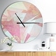 preview thumbnail 1 of 7, Designart 'Vintage Triangular' Oversized Farmhouse Wall CLock 23 in. wide x 23 in. high