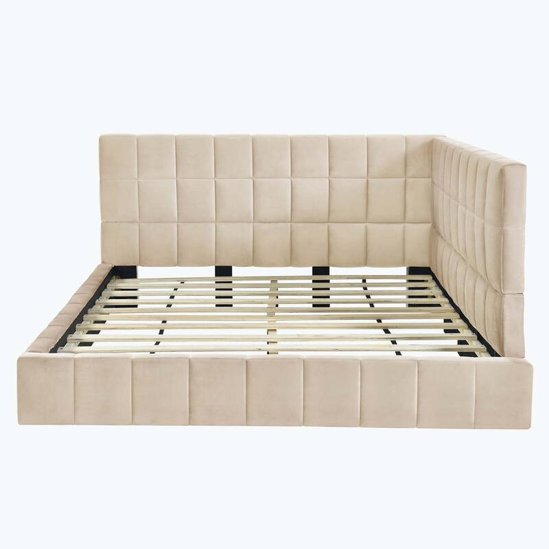 Full Size Classic Mid-Century Modern design Upholstered Daybed