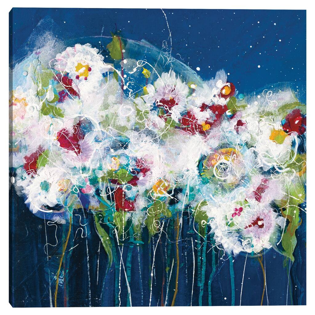 Garden Party I Crop by Jan Griggs Canvas Art Print