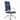 LeisureMod Benmar Ribbed Leather Executive Chair - Modern Gold Frame Swivel & Tilt - Mid-Century Ergonomic Desk Chair
