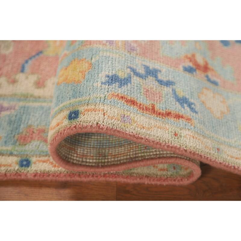 Oushak Accent Rug Hand-Knotted Wool Carpet - 2'7" x 5'10"