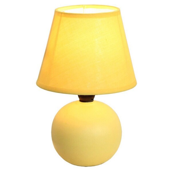 Porch & Den Clarence Mini Ceramic Globe Table Lamp - Bed Bath