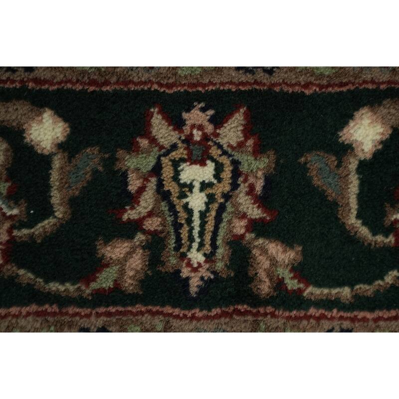 Hand Knotted Oriental 100% Wool Carpet Traditional All-Over Beige & Ivories Kashan Area Rug - 6' 3'' X 4' 2''