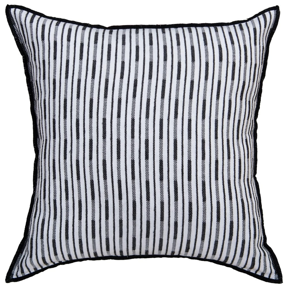 Rizzy Home Variegated Stripe Woven Throw Pillow