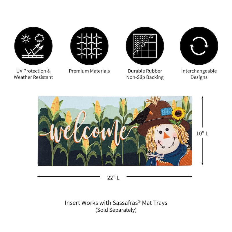 Scarecrow and Friend Sassafras Switch Mat