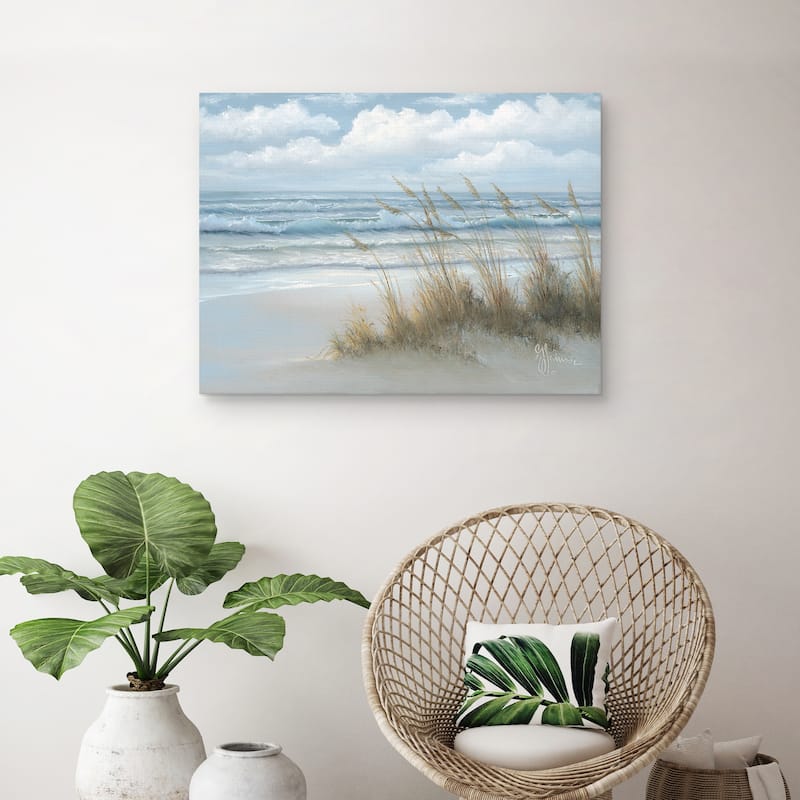 Sea Oats by Georgia Janisse Canvas Art Print