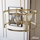 preview thumbnail 1 of 14, Hunter Astwood 26" 6 Light Chandelier, Dining Room, Kitchen, Cage - Art-Deco, Transitional, Contemporary Alturas Gold