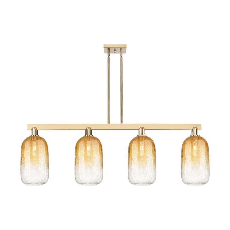 Innovations Lighting 716-4I-16-48 Brookhaven Cloche Linear Brookhaven - Champagne Bronze / Amber