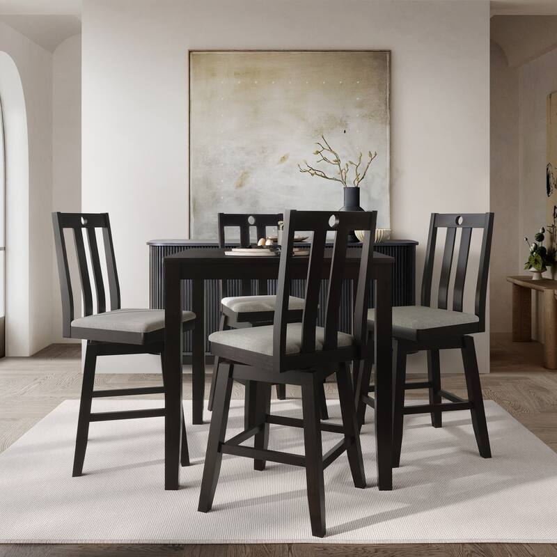 CraftPorch Mid Century Swivel Counter Dining Set