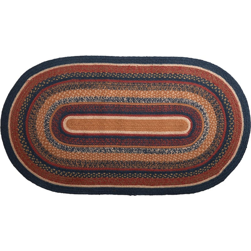 Stratton Jute Rug Oval w/ Pad 27x48 - 27" x 48"