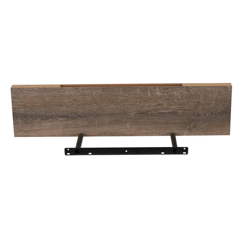 Household Essentials Ashwood Floating Shelf for Wall - 7.5"L x 32.0"W x 1.5"H