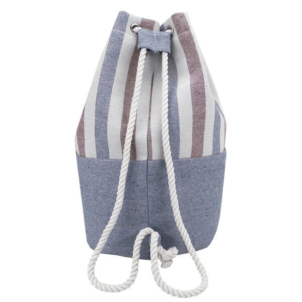 canvas beach backpack