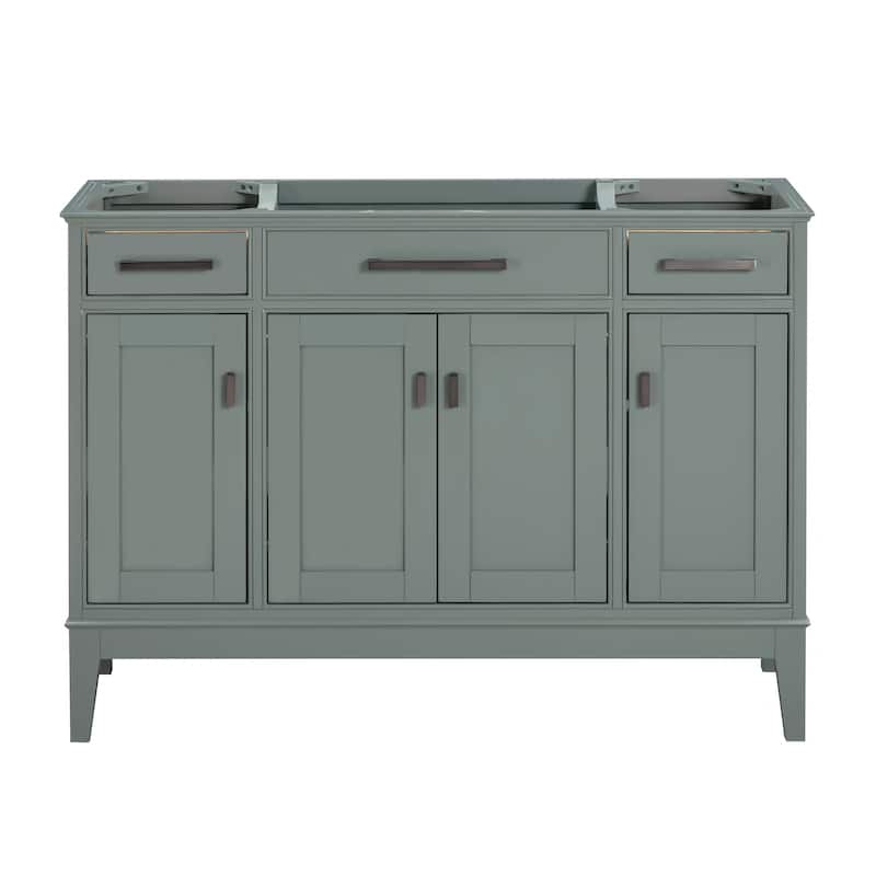 Madison 48 in. Single Bathroom Vanity - 48"W x 21"D - Smoke Green