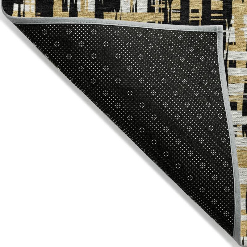 HomeRoots Abstract Transitional Rectangle Outdoor Rug