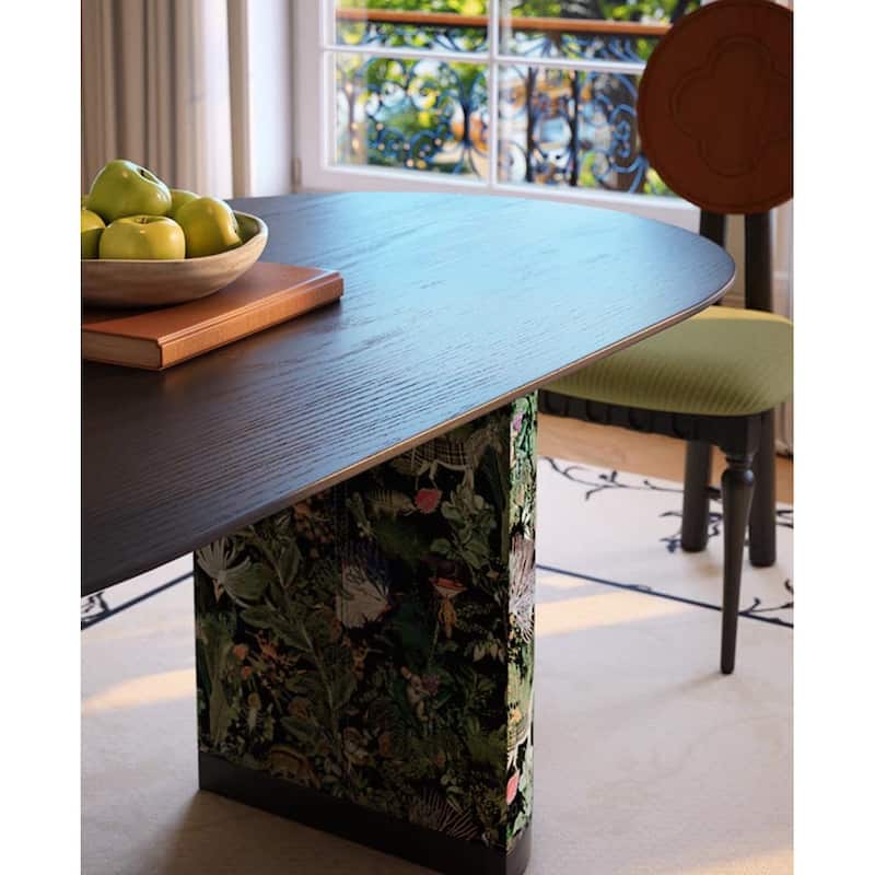 Gefab Luxe Pedestal 63'' Dining Table