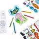 preview thumbnail 8 of 6, Educational Insights Papercraft Pete the Cat Coloring Activity Set - Multi