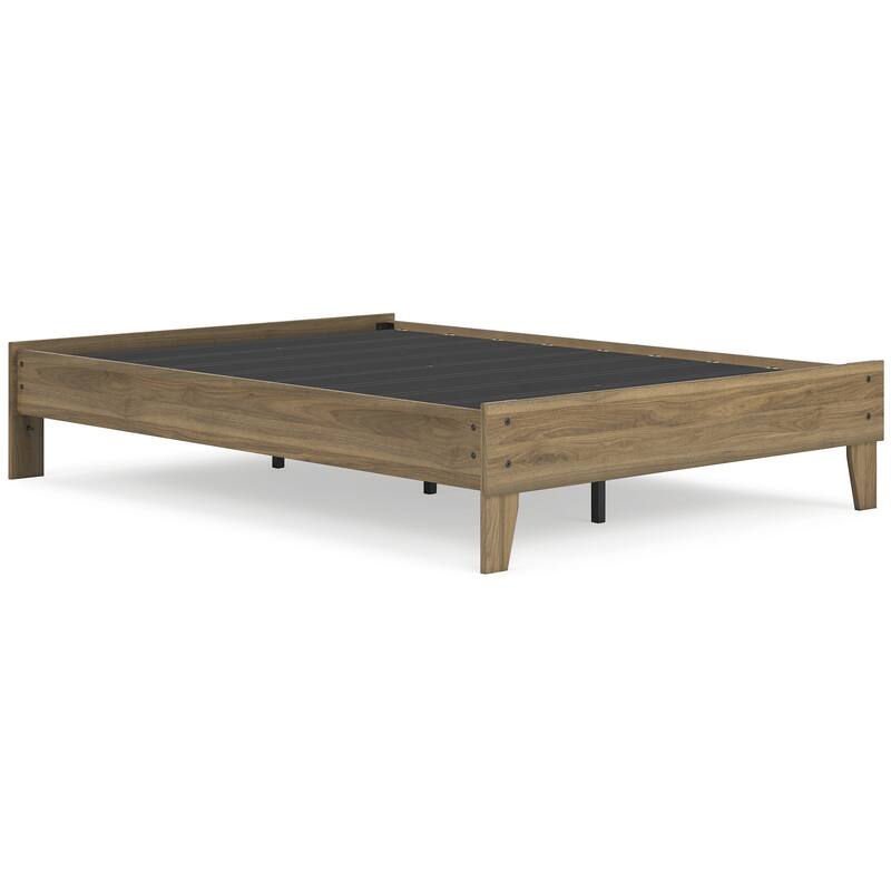 Signature Design by Ashley Deanlow Brown Platform Panel Bed