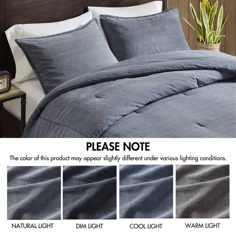 GDF Studio - Haven Twill Washed Cotton Comforter Set