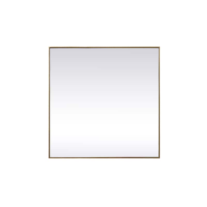 Elegant Lighting MR44242 Eternity 42" W x 42" H Transitional Square - Brass
