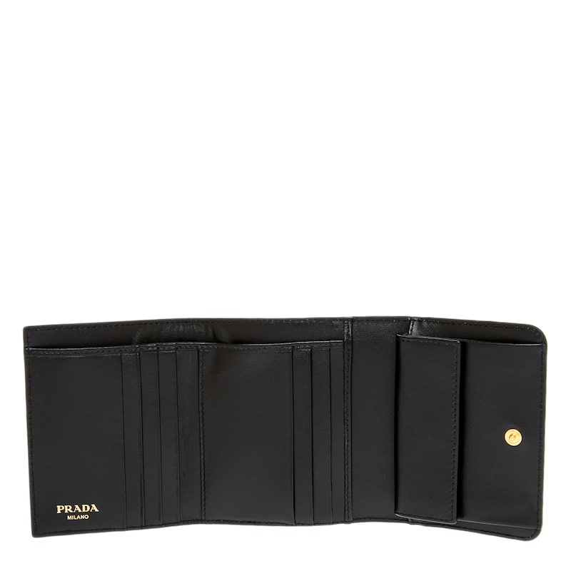 Prada Saffiano Leather Trifold Wallet