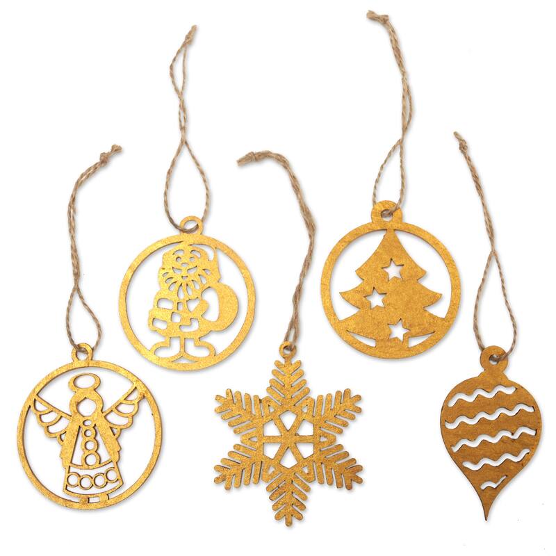 Novica Handmade Heavenly Eve Handcrafted Ornaments (Set Of 5)