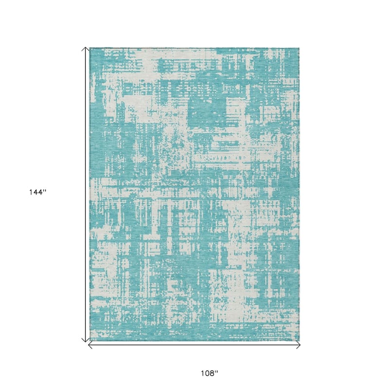 HomeRoots Abstract Transitional Rectangle Outdoor Rug