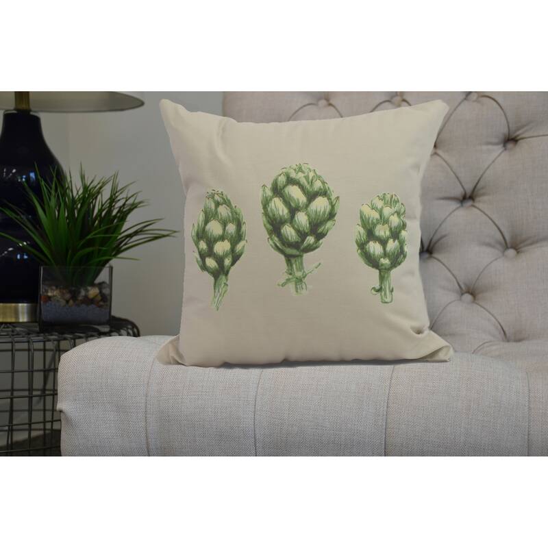20 x 20 inch Artichoke Decorative Pillow