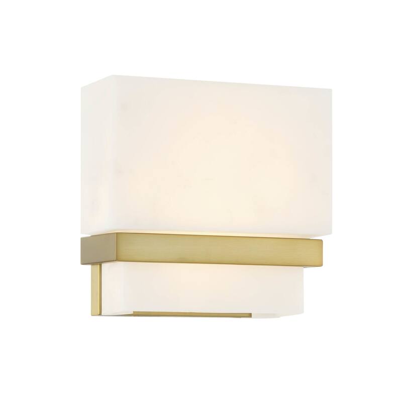 Minka Lavery 521-L Arzon 8" Tall Wall Sconce - Soft Brass