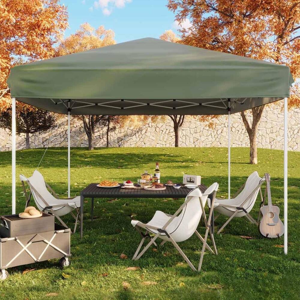 10x10 Pop Up Canopy Tent with 4 Sandbags & Carrying Bag for Camping, Parties