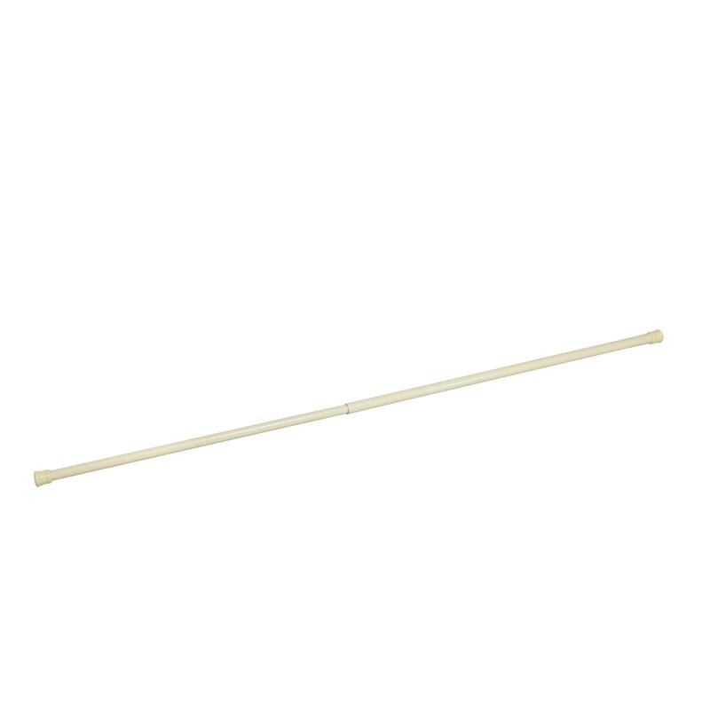 Design House 564179 Classic Adjustable 36 to 63-inch Bathroom Shower Rod - Bone
