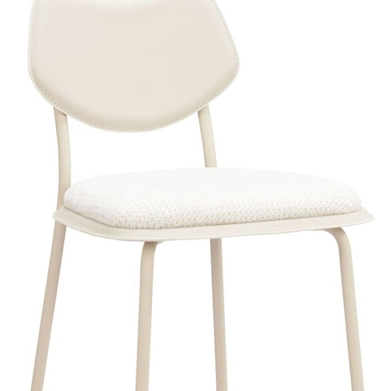 HomeRoots Set of Four 30" Light Gray Fabric Faux Leather and Steel Bar Height Bar Chairs