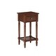preview thumbnail 6 of 44, Copper Grove Dalem 1 Drawer Accent Table with Shelf