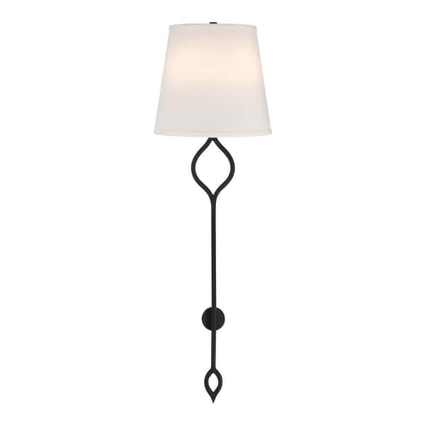 slide 2 of 9, Savoy House 9-2866-2 Roxbury 2 Light 32" Tall Bathroom Sconce Matte Black
