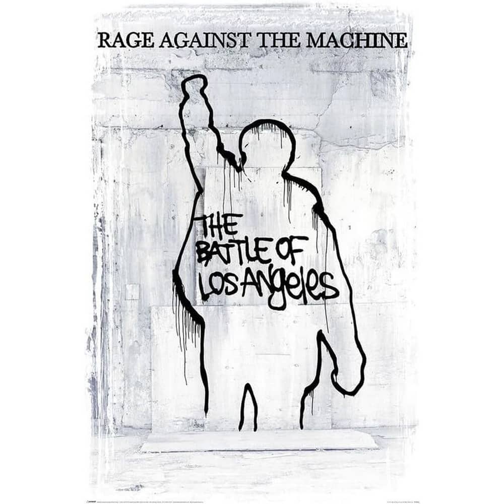 Rage Against the Machine Battle for Los Angelos Art Poster - 24 x 36 Inch