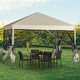 preview thumbnail 10 of 24, Outsunny 10' x 10' Pop-up Canopy Vendor Tent with Removable Mesh Walls