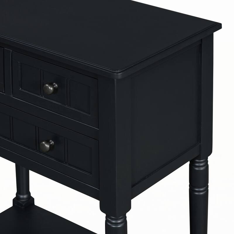 Narrow Console Table(Black)