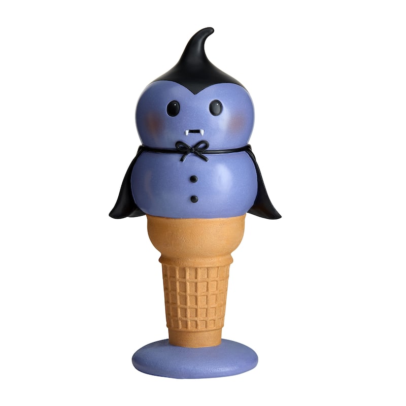 National Tree Company 14" I-Scream Cone, Dracula Halloween Tabletop Decoration - 14 in